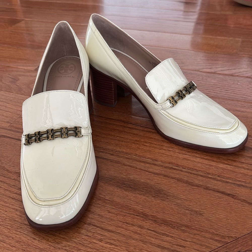 Tory Burch 8.5 cream patent leather